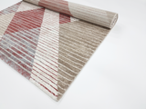 Geometric Brown Rose 441  Rug