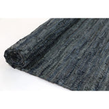 Gypsy Grey Leather Rug - RugsAU