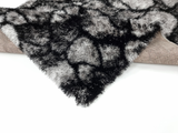 Posh White Black Grey 024 Shaggy Rug