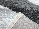 ALEXA Geometric080 Black Grey Rug