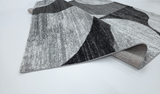 ALEXA Geometric080 Black Grey Rug
