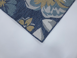 Blue Floral  Outdoor 1137  Rug