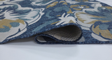 Blue Floral  Outdoor 1137  Rug