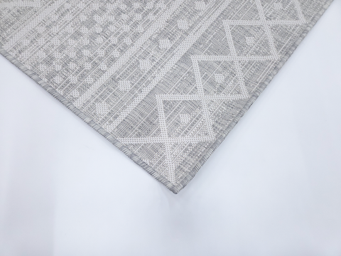 Grey Tribal Outdoor 1153 LUSH Rug