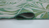 Green Blue Floral LUSH 1170 Outdoor Rugs