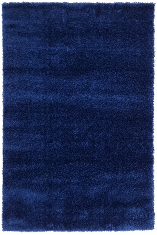 Navy Soft Shag Rug