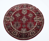 Red Persian Round Rug