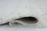 Geometric  Cream Idea Shag Rug 541