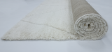 Geometric  Cream Idea Shag Rug 541