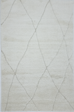 Geometric  Cream Idea Shag Rug 541