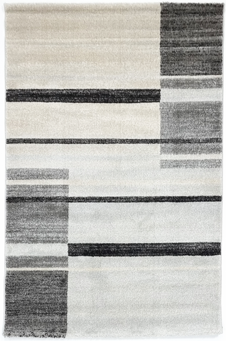 Geometric Grey Beige 817 BONITA Rug