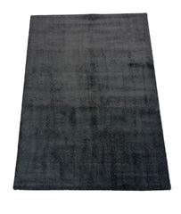 Rosie Black Shggy Rug - RugsAU