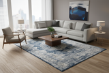 Mirage Transitional Blue  689 Rug - RugsAU