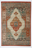 Rust Multi colour Rug  