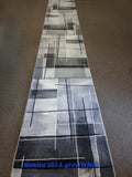 Geometric Grey Black White 555 BONITA Rug