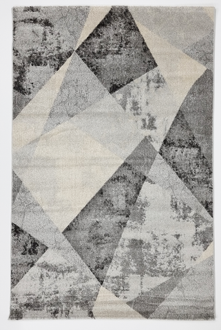 Geometrci Grey 194 Frisee Rug