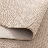 Beige Plain Rug