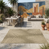 Kenzy Nature Leaf Pettern Outdoor Rug 5028 178