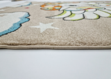 Unicorn Kids Rug 239 Beige Cream Rug