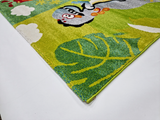 Dinosaurs 867 Green/ Yellow Rug