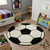 Round Football Rug  563