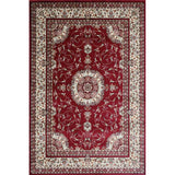 Medallion  Red Traditional  KERMAN 148  Rug