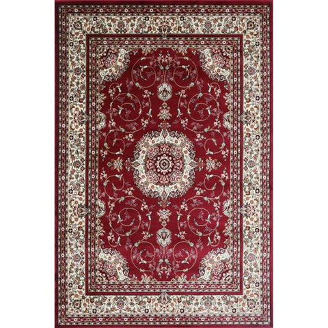 Medallion  Red Traditional  KERMAN 148  Rug