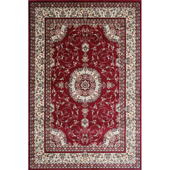 Medallion  Red Traditional  KERMAN 148  Rug - RugsAU
