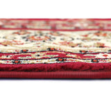 Medallion  Red Traditional  KERMAN 148  Rug