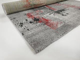 Grey Red Modern 195 Melih Rug