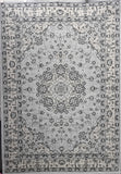 Grey Blue Traditional Rug