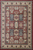 Red Border Traditional Classic Rug - RugsAU