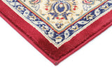 Red Border Traditional Classic Rug - RugsAU