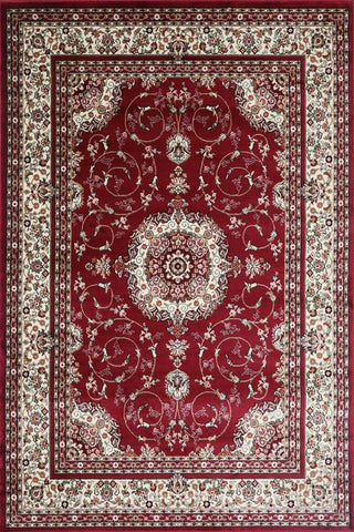 Red Mandira Traditional Classic Rug