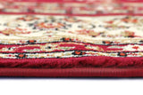 Red Mandira Traditional Classic Rug - RugsAU