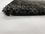 Sophia Grey Black 4322 Shag Rug