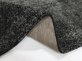 Sophia Grey Black 4322 Shag Rug