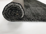 Sophia Grey Black 4322 Shag Rug