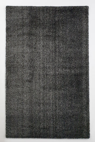 Sophia Grey Black 4322 Shag Rug
