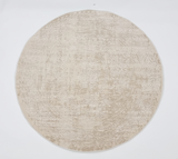 Cream Round Rug