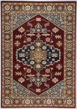 Tribal Red Traditional Rug