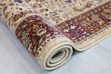 Floral Rust Traditional  Ottoman  Rug 9096