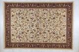 Floral Rust Traditional  Ottoman  Rug 9096