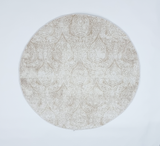 Round Beige Rug