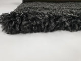 Black Fiona Shaggy Rug - RugsAU