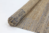 Blue Border Jute Mahal Rug - RugsAU