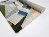 Geometric Blue Yellow  225 BONITA Rug