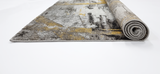 Grey Yellow Triangle  233 BONITA Rug