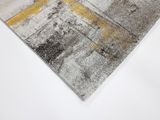 Grey Yellow Triangle  233 BONITA Rug