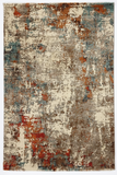 Rust Beige Rug